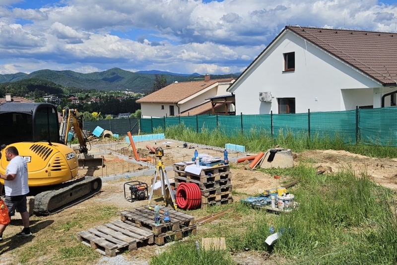 Stavba rodinného domu Banská Bystrica